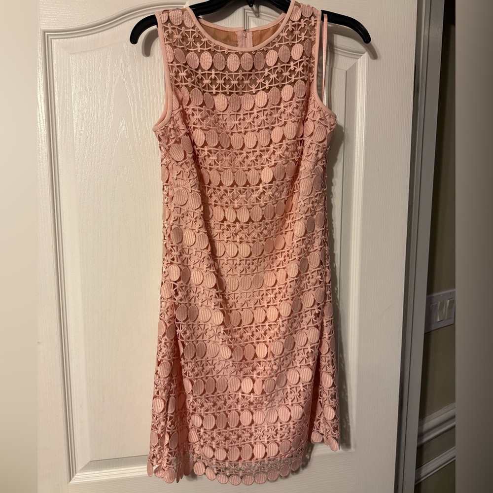 LAUREN RALPH LAUREN Pink Cocktail Petite Dress in English Rose NEW WITH TAG